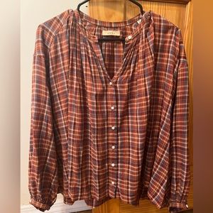 Doen Jane blouse - plaid size S